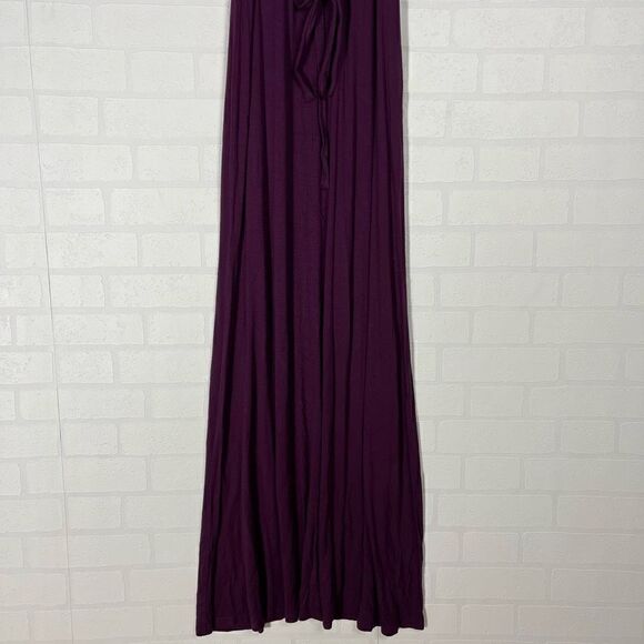 Motherhood Maternity Maxi Dress Size S Purple Beaded stretchy - Picture 4 of 14